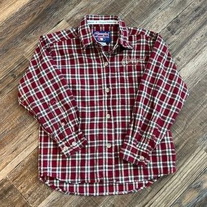 Cowgirl Hardware Plaid Button Down Girls Small Get Rodeo Ready!